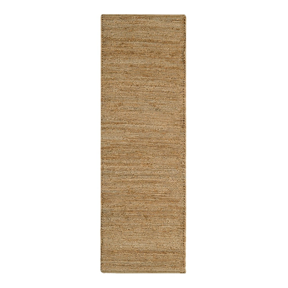 Natúr színű kézi szövésű juta futószőnyeg 66x200 cm Soumak – Asiatic Carpets