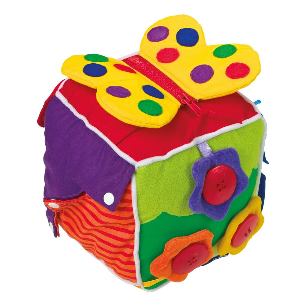 Baby's Cube motorikus készségfejlesztő plüsskocka - Legler