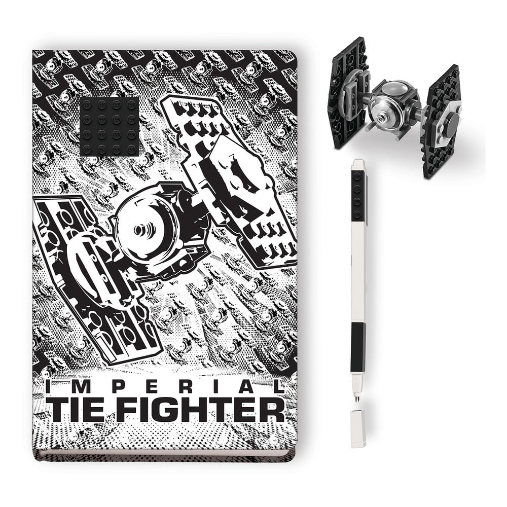 Star Wars Tie Fighter jegyzetfüzet, toll és építőkockák - LEGO®