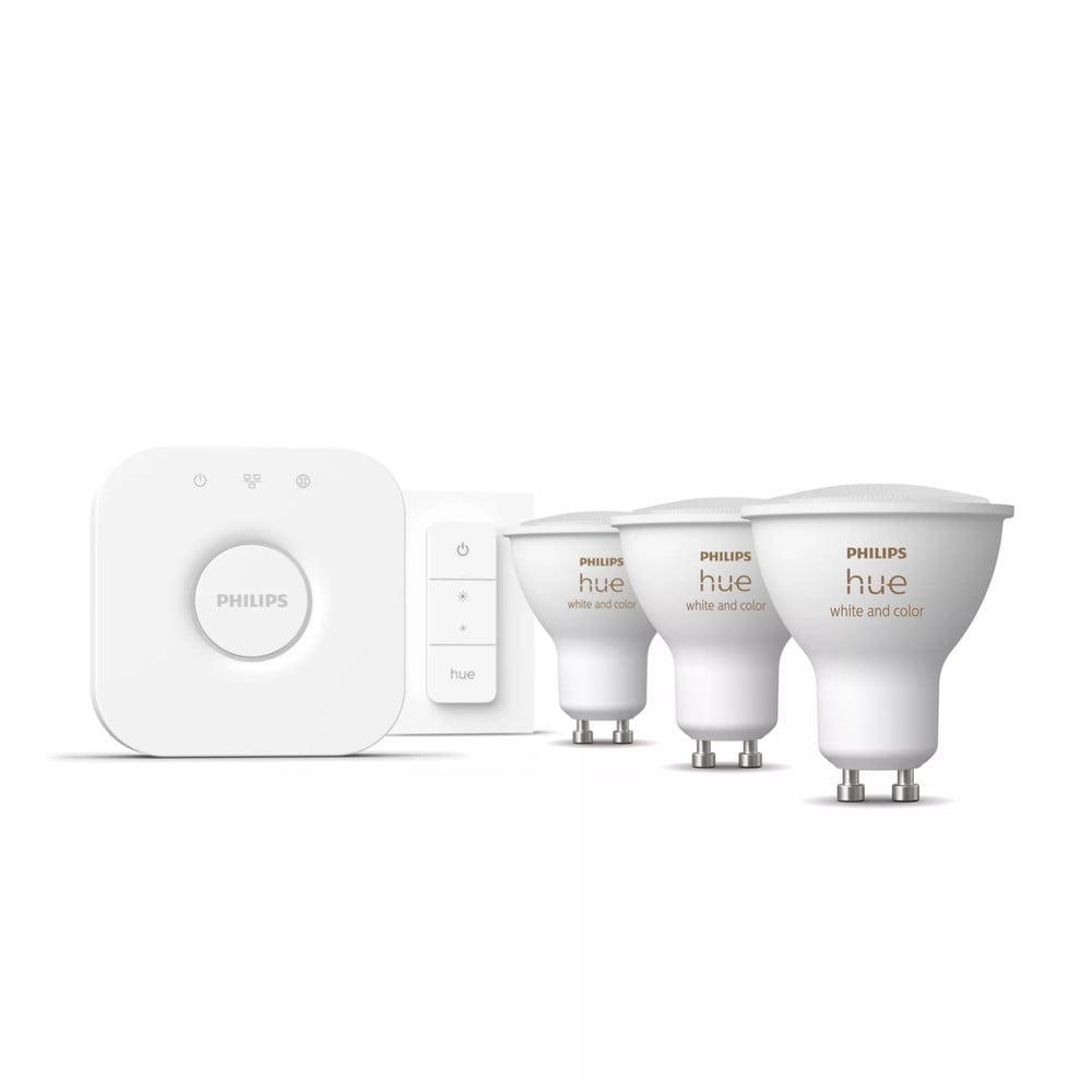 Okos kezdő készlet 5 db-os GU10, 6 W White and color ambiance – Philips Hue