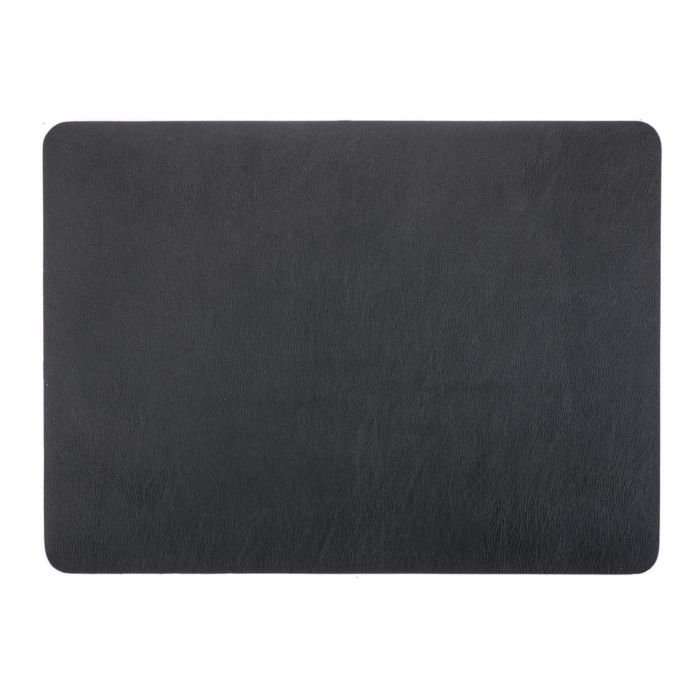 Togo fekete műbőr tányéralátét, 33 x 45 cm - ZicZac
