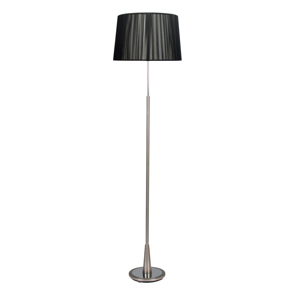 Fekete-ezüstszínű állólámpa (magasság 146 cm) dera – candellux lighting