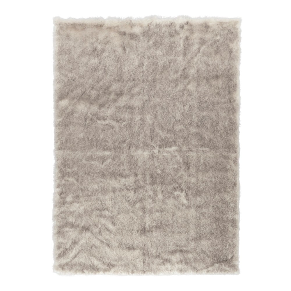 Soft szürkésbarna műszőrme szőnyeg, 120 x 170 cm - mint rugs