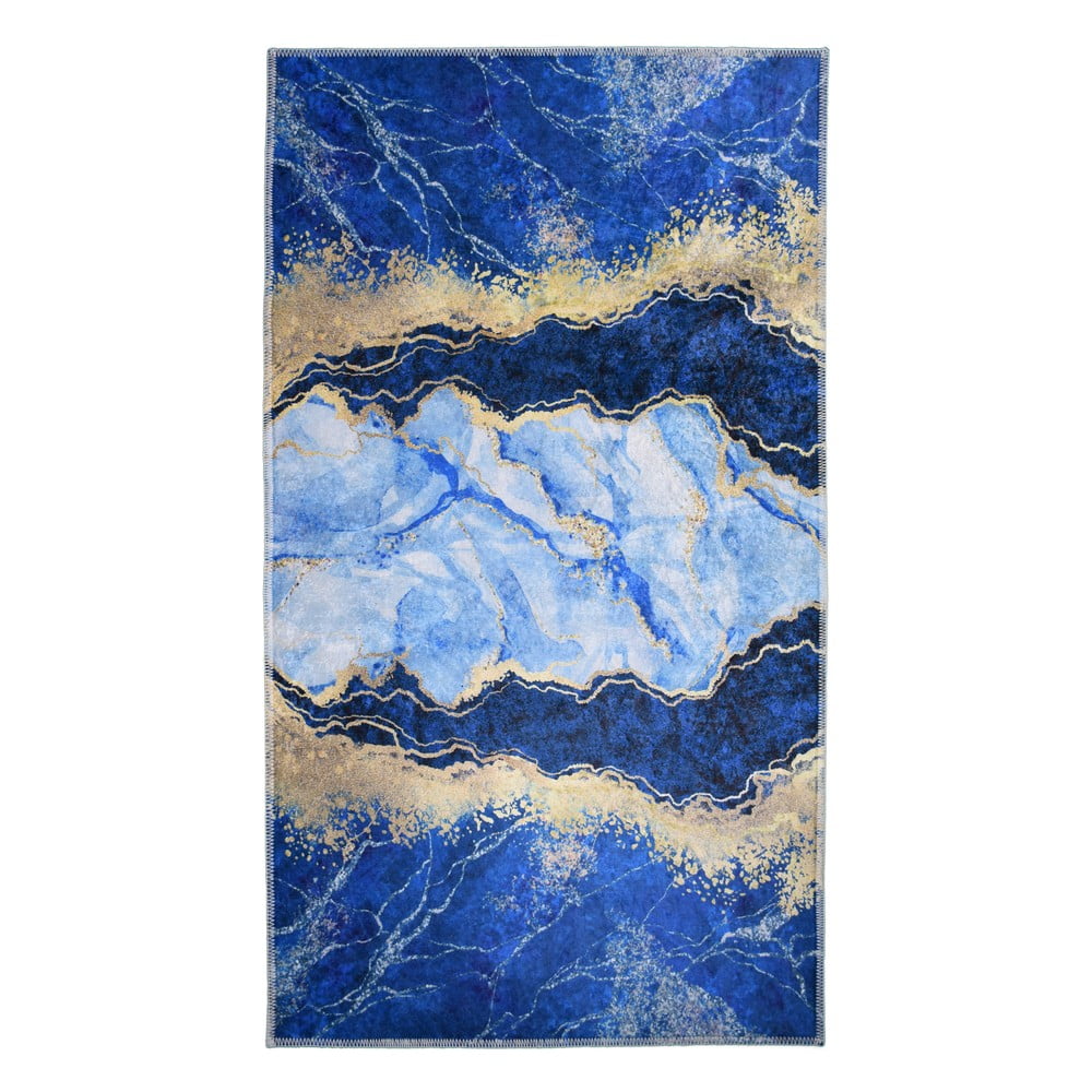 Kék-aranyszínű szőnyeg 80x50 cm - Vitaus