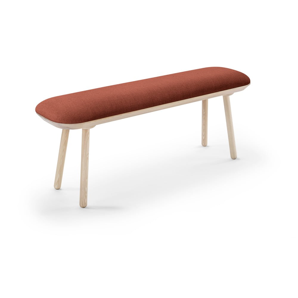 Naïve konyakbarna bársony pad, 140 cm - EMKO