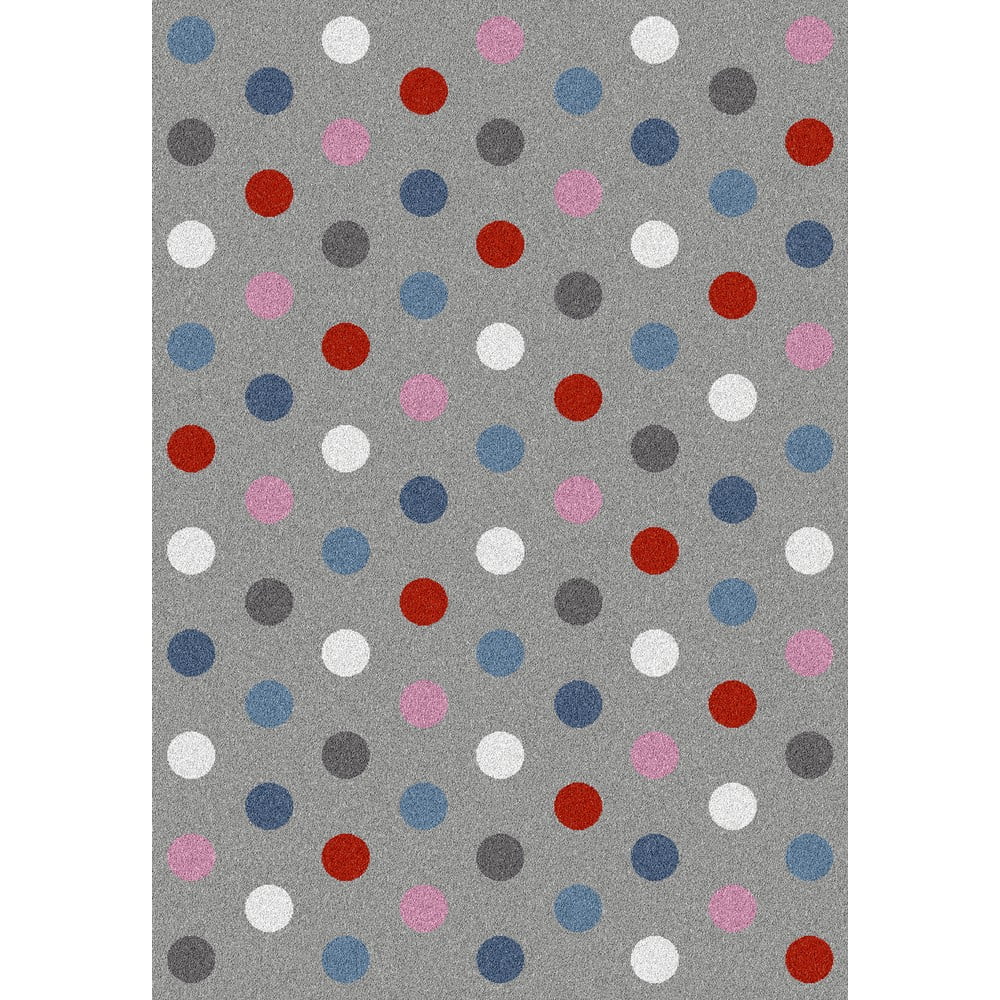 Norge Dots szürke szőnyeg, 57 x 110 cm - Universal