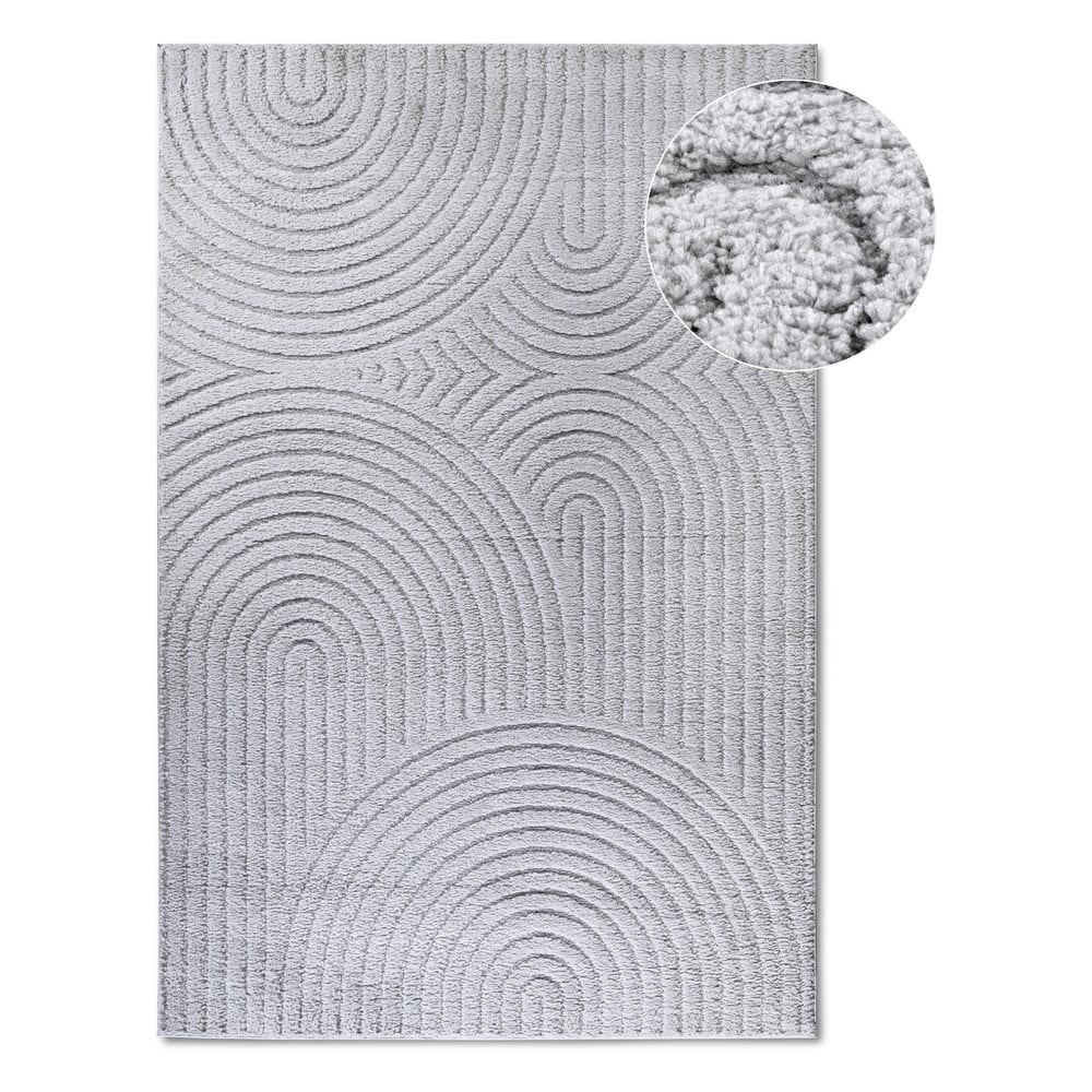 Világosszürke szőnyeg 160x235 cm Panglao New York Light Grey – Elle Decoration