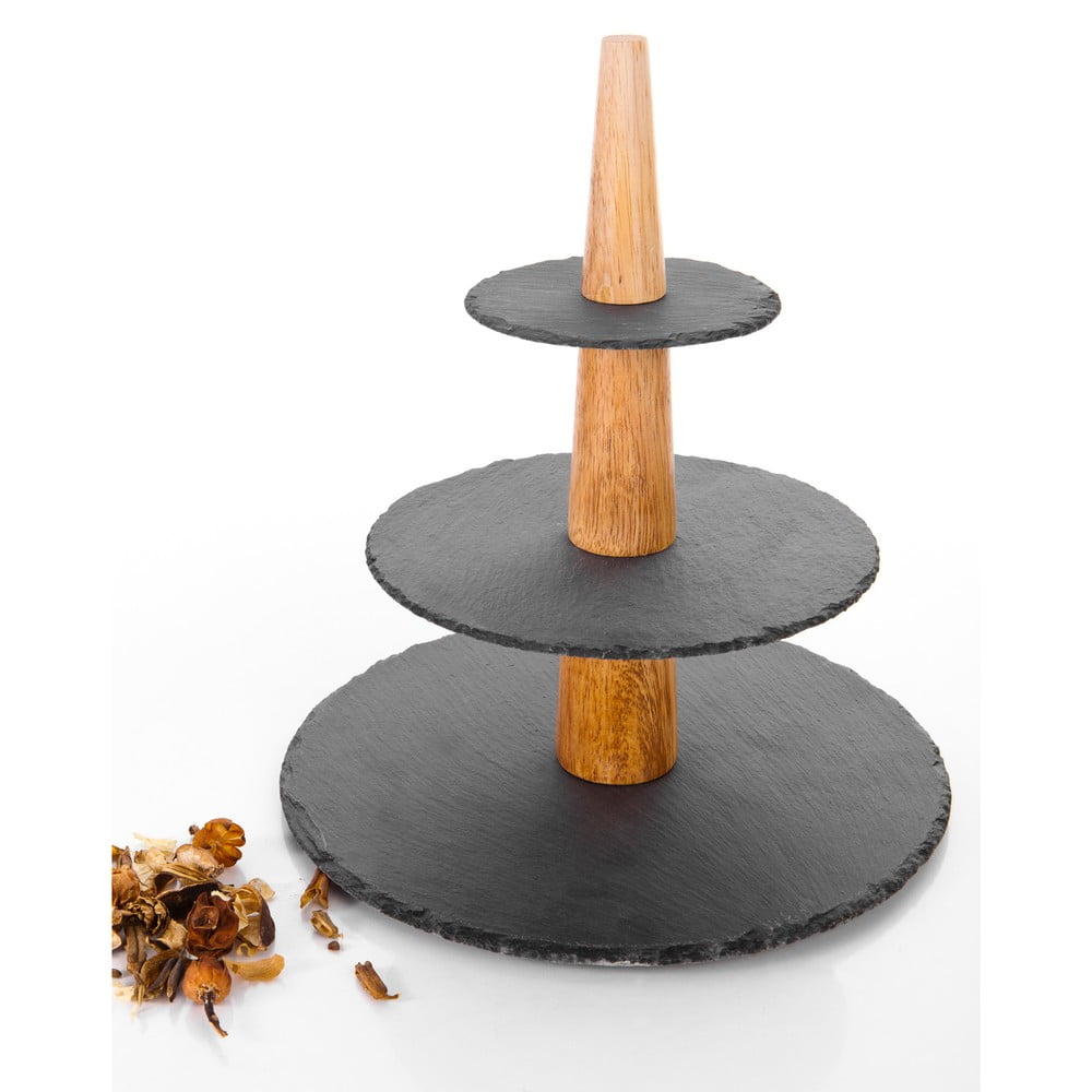 Etna háromszintes süteményes palatálca - Bambum