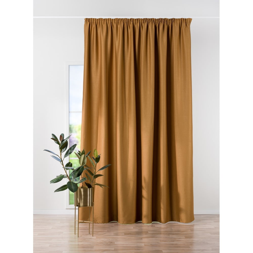 Rézszínű függöny 270x260 cm Stone – Mendola Fabrics