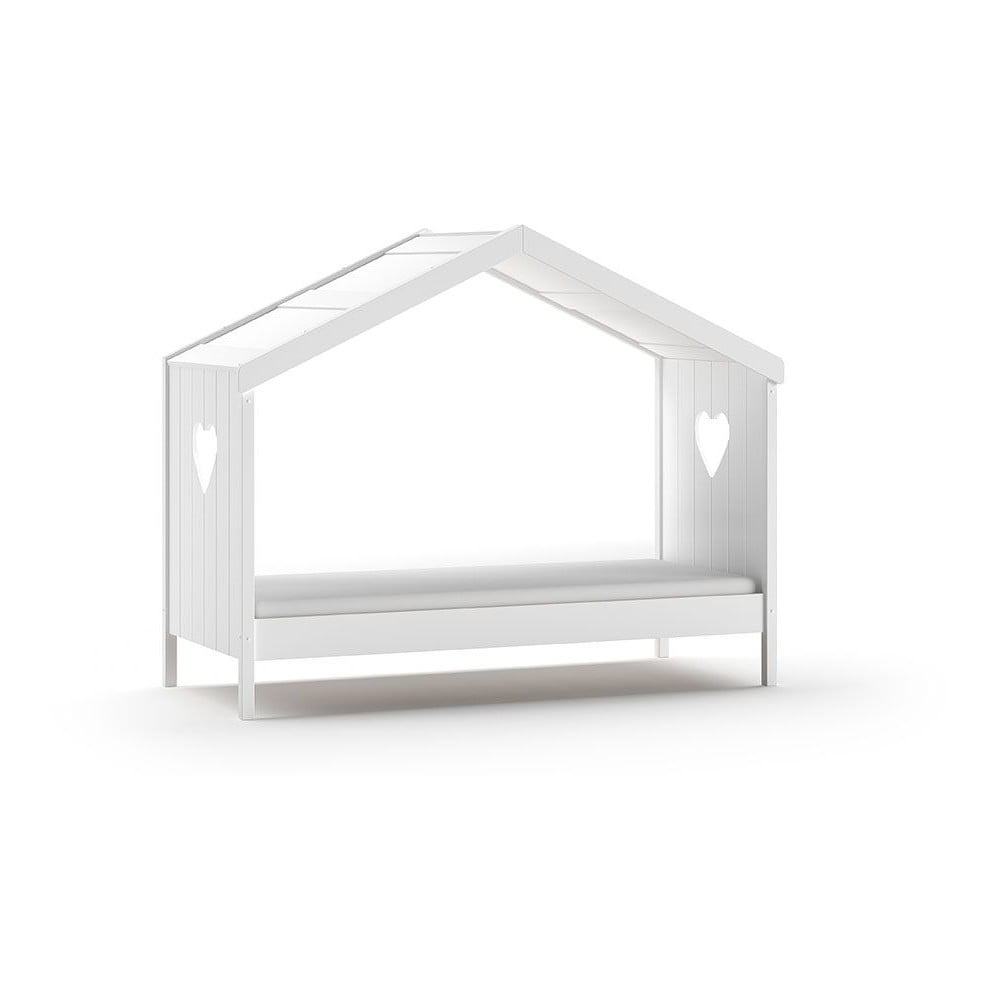 Fehér házikó alakú gyerekágy 90x200 cm amori - vipack