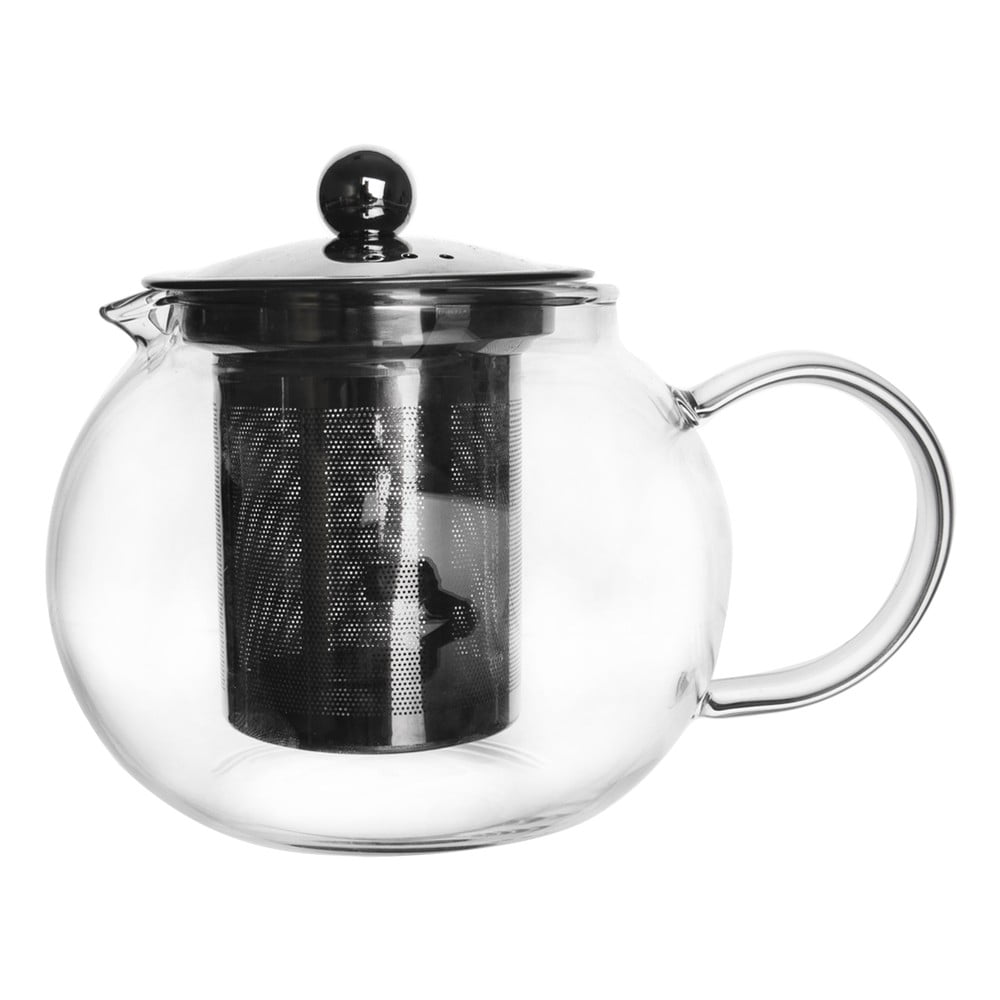 Orion üveg teafőző szűrővel, 0,8 l