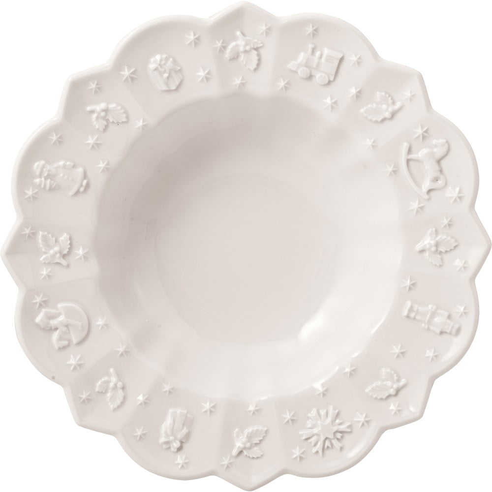 Toy's Delight fehér mély porcelán karácsonyi tányér, ø 23,5 cm - Villeroy & Boch
