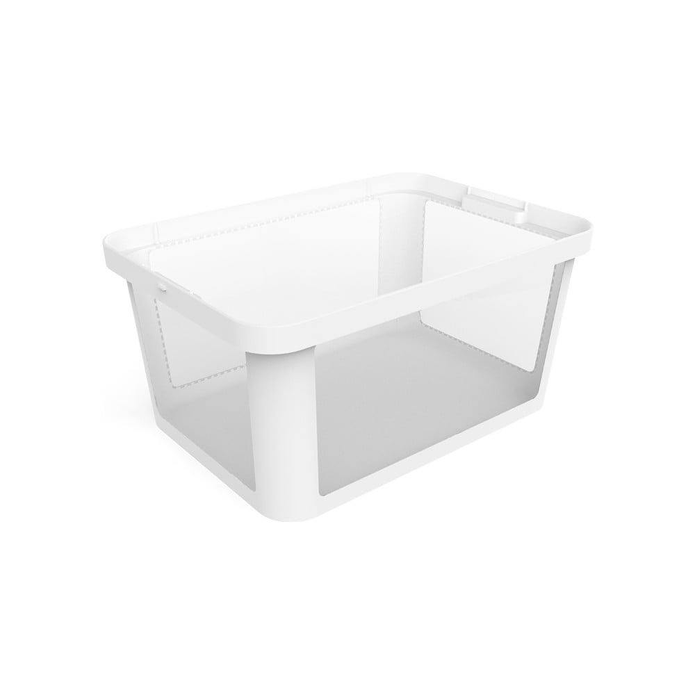 Fehér műanyag tárolódoboz 55,5x39x26,5 cm Albris – Rotho