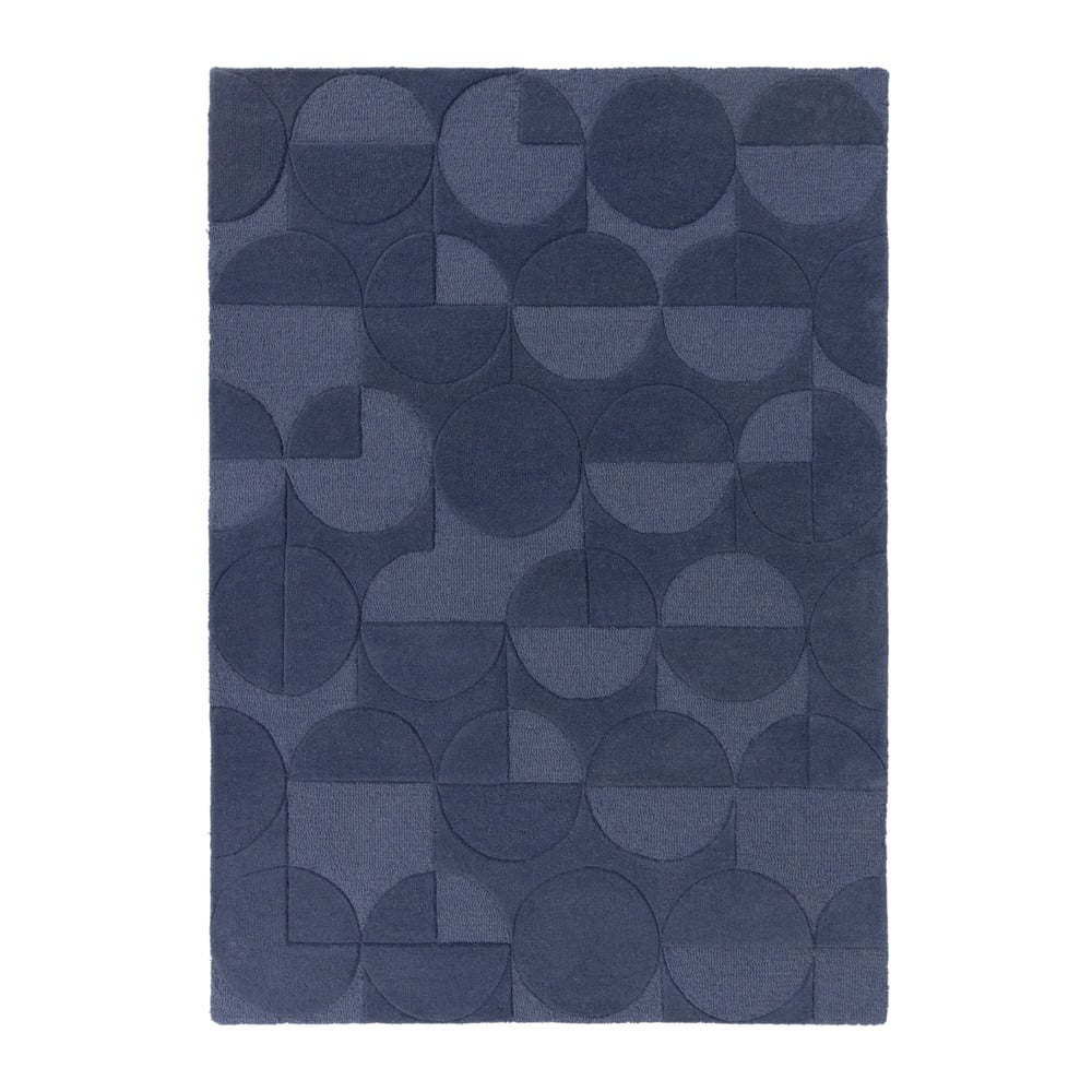 Gigi kék gyapjú szőnyeg, 200 x 290 cm - Flair Rugs