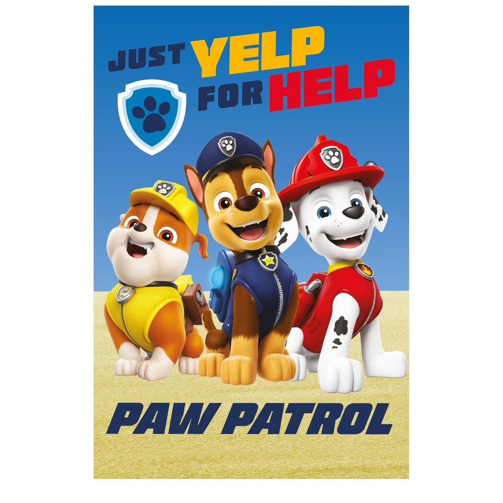 Mikroplüss gyerek takaró 100x150 cm Paw Patrol – Jerry Fabrics