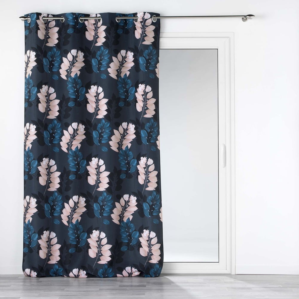 Sötétkék függöny 140x260 cm Belline – douceur d'intérieur