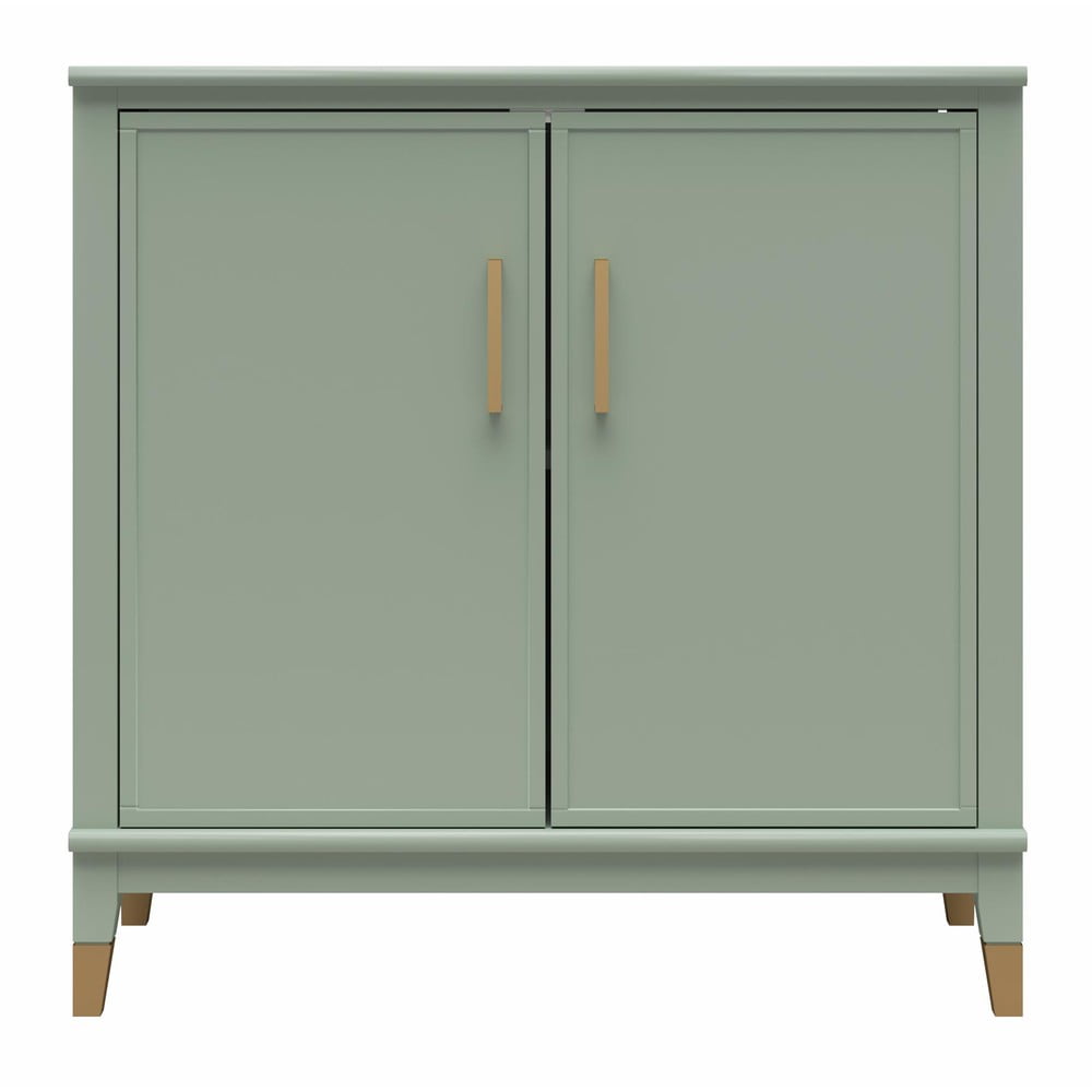 Zöld szekrény 86x85x41 cm Westerleigh – CosmoLiving by Cosmopolitan