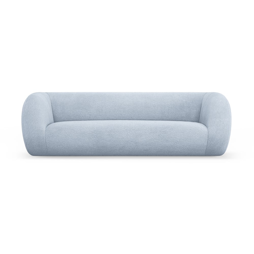 Világoskék buklé kanapé 230 cm Essen – Cosmopolitan Design