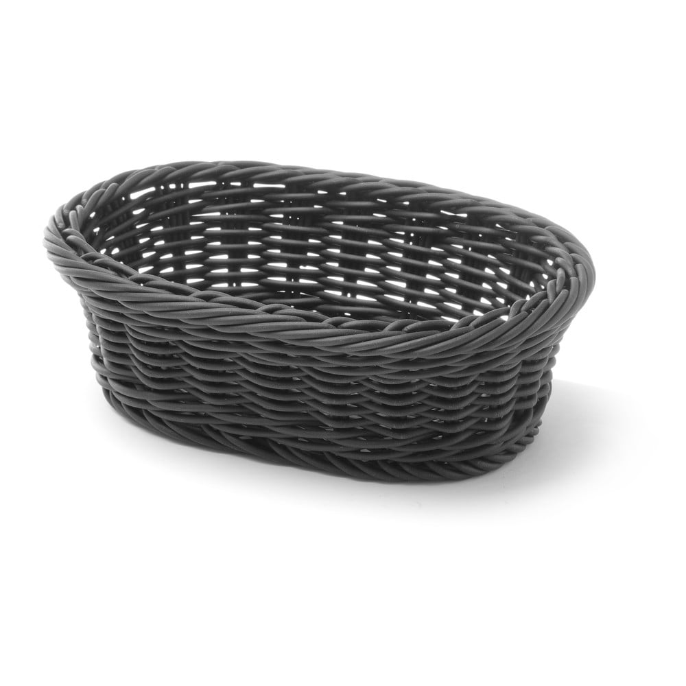 Fekete péksüteményes kosár, 12 x 19 cm - Hendi