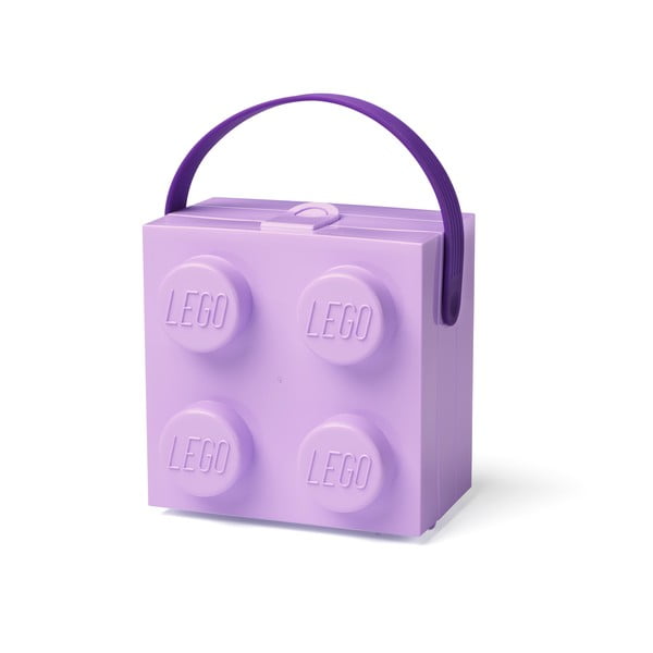 Lila tárolódoboz fogantyúval - LEGO®