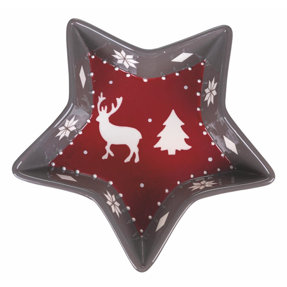Chamonix karácsonyi dolomit desszertes tányér - Villa d'Este