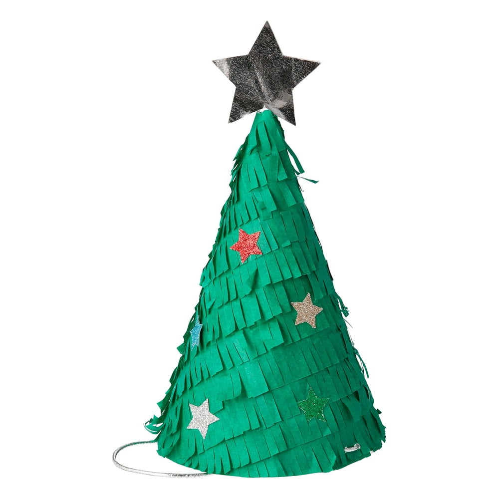 Parti sapka készlet 6 db-os Christmas Tree - Meri Meri