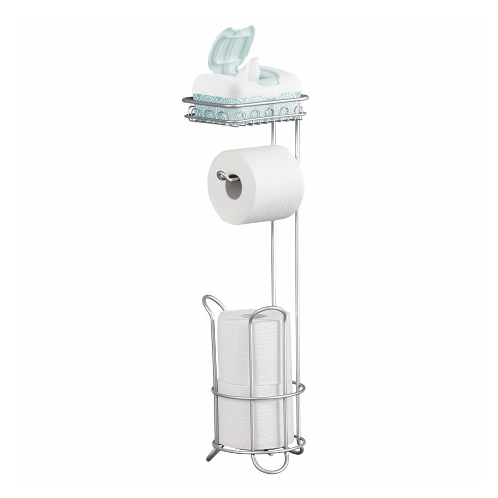 حمض جزر فاروس خمسون  Acél WC-papír tartó állvány polccal - InterDesign | Bonami