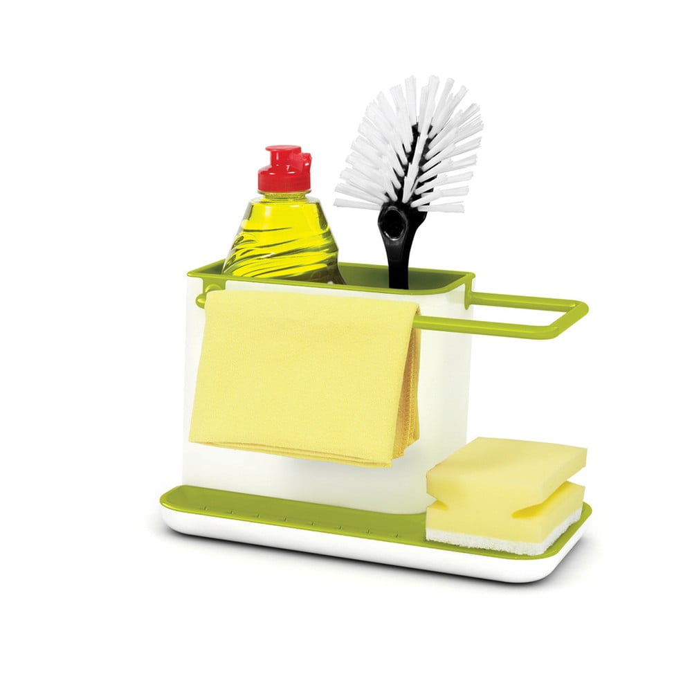 Caddy Sink Tidy zöld-fehér mosogatóeszköz-tartó állvány - Joseph Joseph