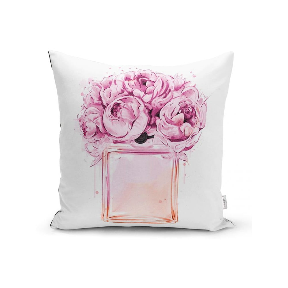 Pink Flowers párnahuzat, 45 x 45 cm - Minimalist Cushion Covers