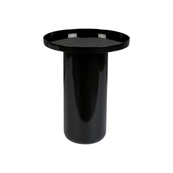 Shiny Bomb fekete tárolóasztal, ø 40 cm - Zuiver