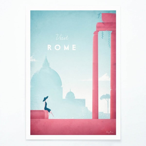 Rome poszter, A3 - Travelposter