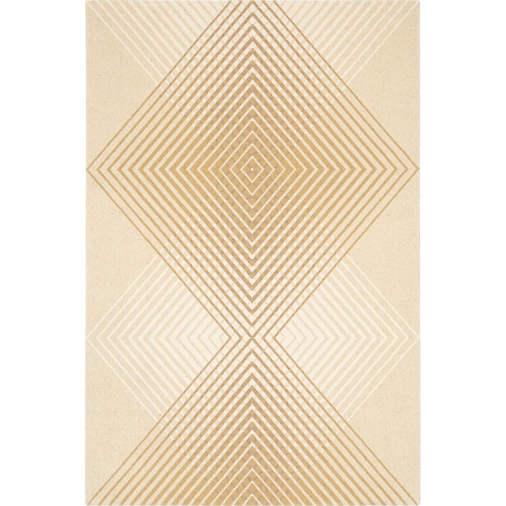 Bézs gyapjú szőnyeg 100x180 cm chord – agnella