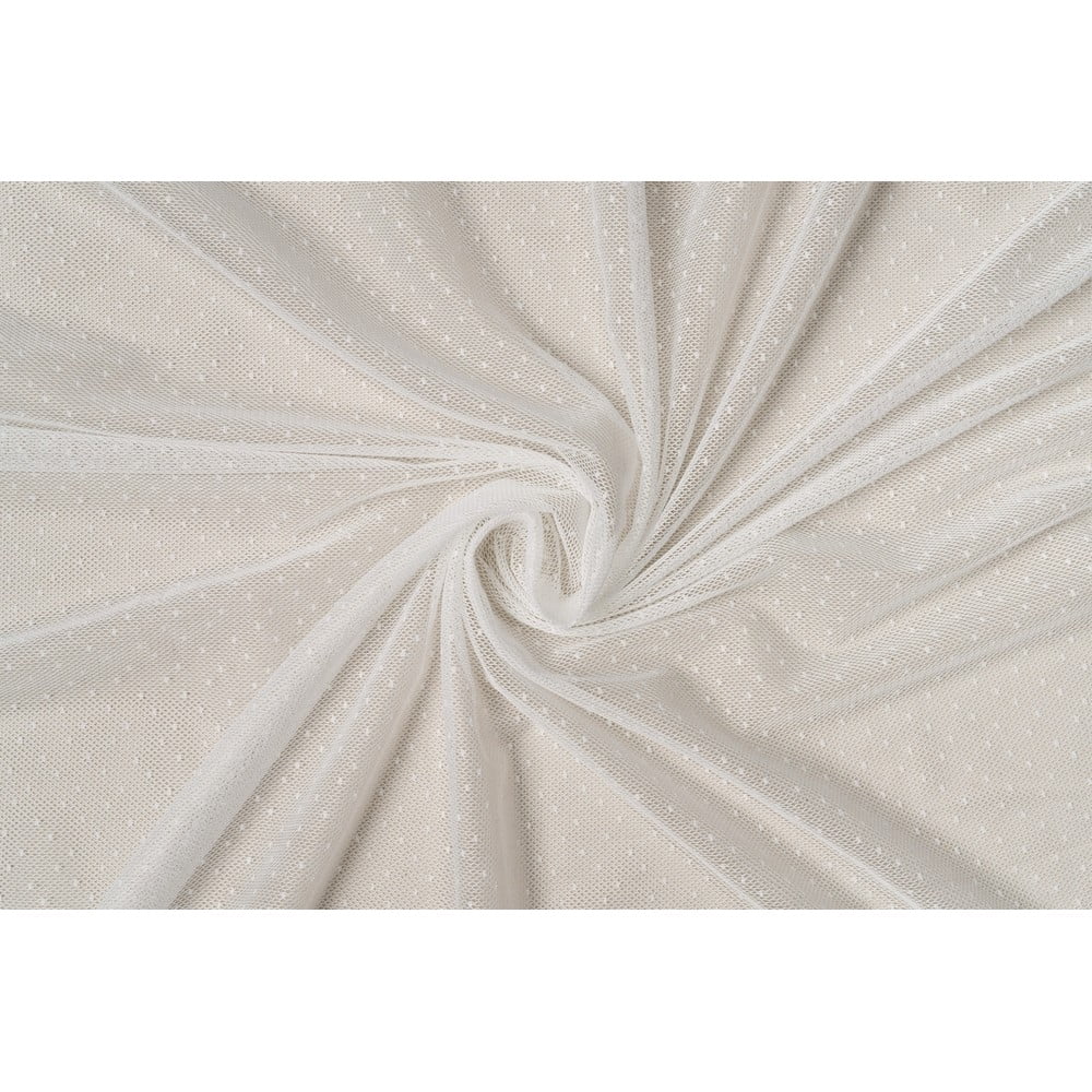 Fehér átlátszó függöny 140x245 cm Como – Mendola Fabrics