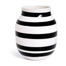 Omaggio fekete-fehér agyagkerámia váza, magasság 20 cm - Kähler Design