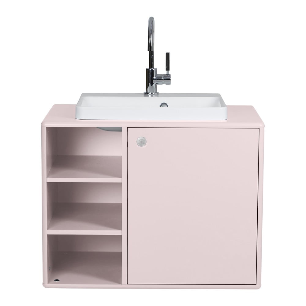 Rózsaszín mosdókagyló alatti szekrény 80x62 cm Color Bath - Tom Tailor for Tenzo