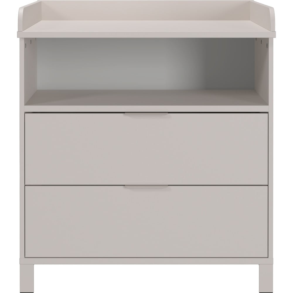 Krémszínű gyerek komód pelenkázó feltéttel 89x102x77 cm Alkmaar – Germania