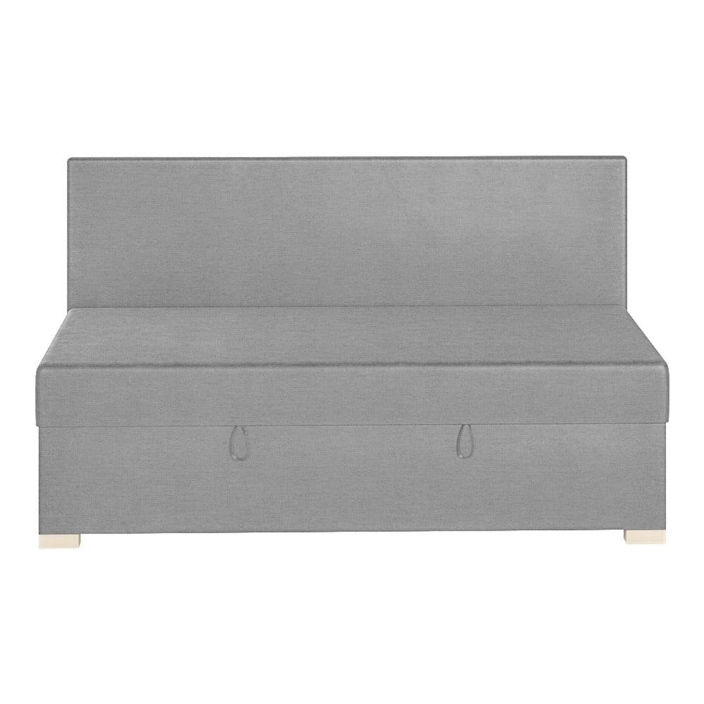 Szürke ágyneműtartós gyerekágy matraccal 90x200 cm Cozi – Ghado