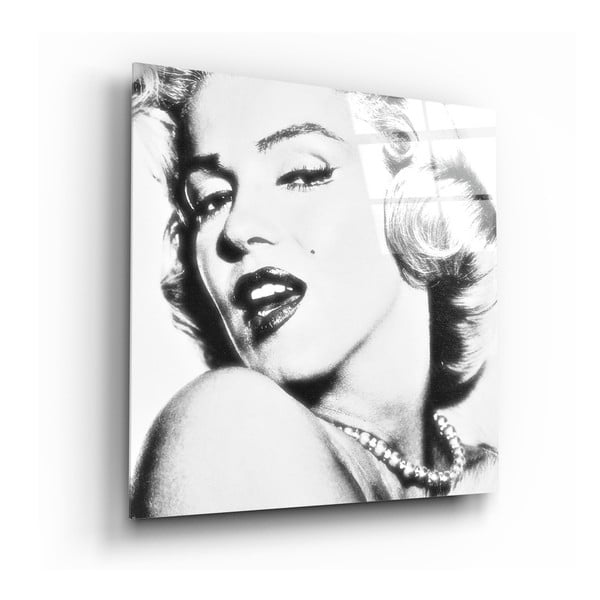 Marilyn Monroe üvegkép, 40 x 40 cm - Insigne